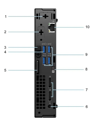 Dell OptiPlex 5000mff I7-12700 512GB 5000 Micro Facteur de forme ordinateur de bureau