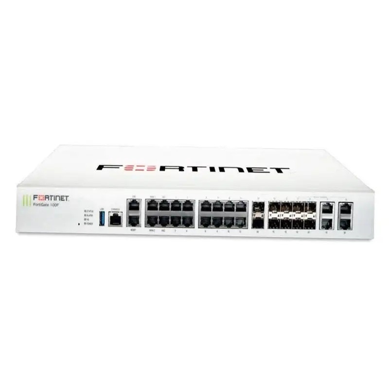 Fortinet FG-100F Firewall VPN support et protection de niveau entreprise pour les réseaux plus petits