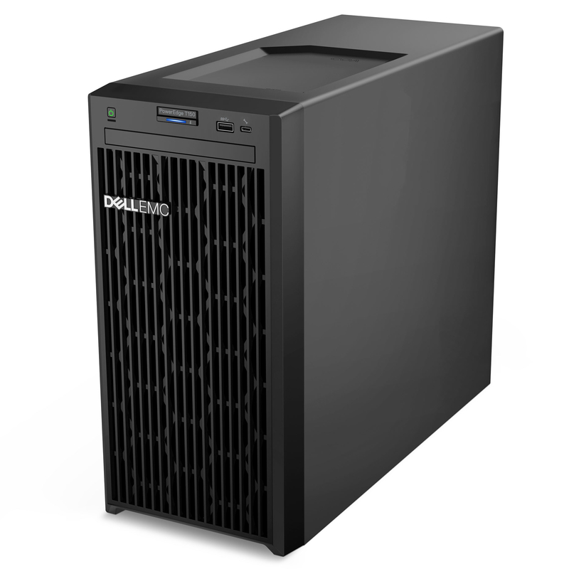 Dell PowerEdge T150 Tower Server avec un contact Xeon E-2314 2.8G 16G ECC de 1 To à prix réduit