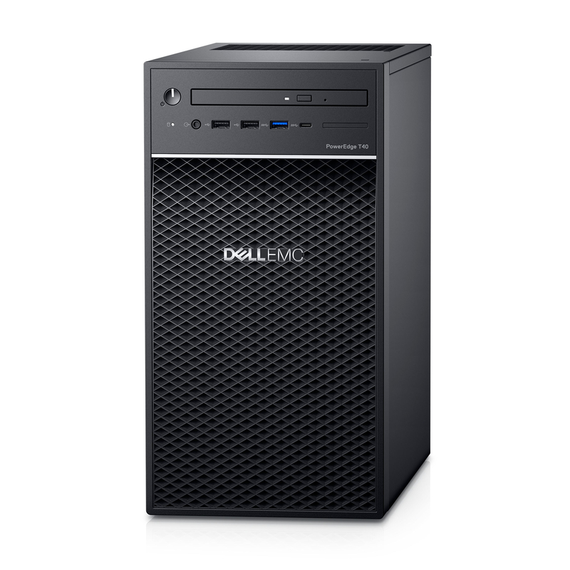 Dell PowerEdge T40 Serveur Intel Core i3 9 génération série pour une intégration transparente