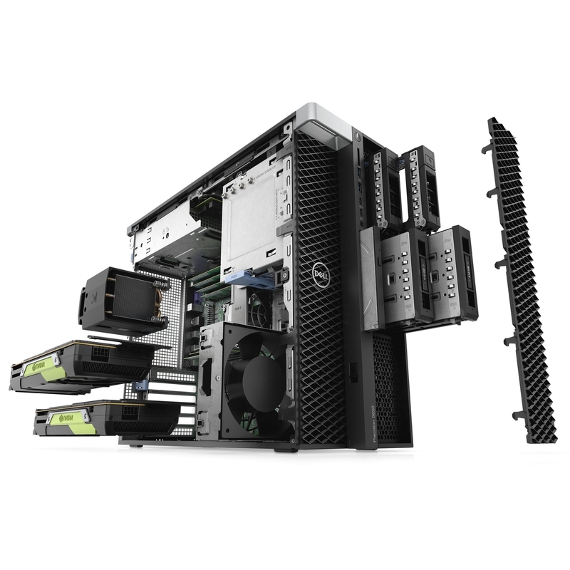 Livraison immédiate Dell Precision T5820 Xeon 6 Core W-2235 Tour Station de travail avec 8 Go de mémoire 3200 MHz